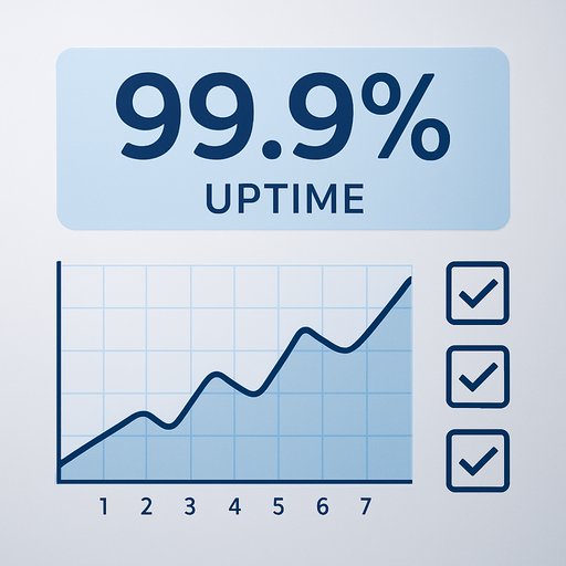 D666 uptime reliability graphic